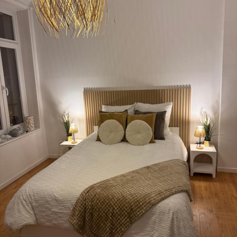 Chambre La Dune - Villa Les Embruns à 5 min à pied de Nausicaa, plage, centre ville - Côte d'Opale - Chambre Triple Deluxe - 11