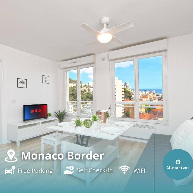 Haut de Monaco - Vue panoramique mer et ville - FE - One-Bedroom Apartment - 1