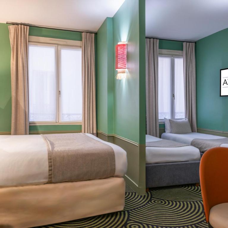Hotel Avalon Paris Gare du Nord - Chambre Quadruple - 3
