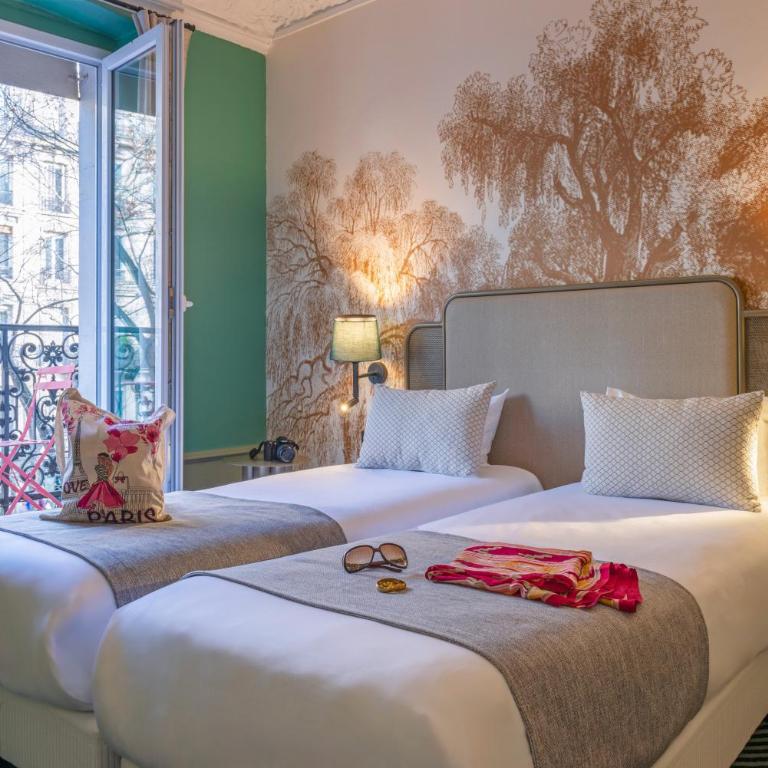 Hotel Avalon Paris Gare du Nord - Chambre Lits Jumeaux Supérieure - 3