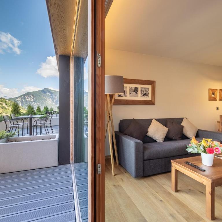 SWISSPEAK Resorts by Pierre & Vacances Premium Vercorin - Ferienwohnung mit 1 Schlafzimmer und Terrasse oder Balkon (4 Personen) - 1