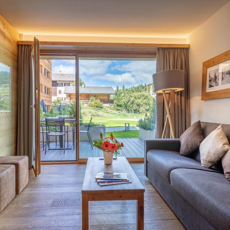 SWISSPEAK Resorts by Pierre & Vacances Premium Vercorin - Ferienwohnung mit 1 Schlafzimmer und Terrasse oder Balkon (4 Personen) - 6