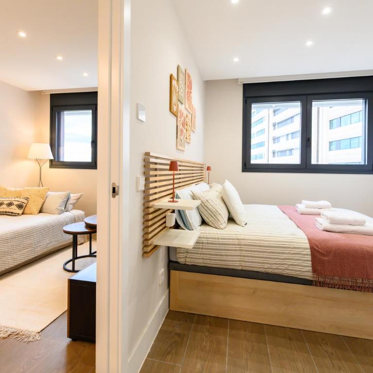 JES214B - Piso de lujo de 1 dormitorio con hermosas vistas a la ciudad - Alquiler temporal - Apartamento de 1 dormitorio - 38
