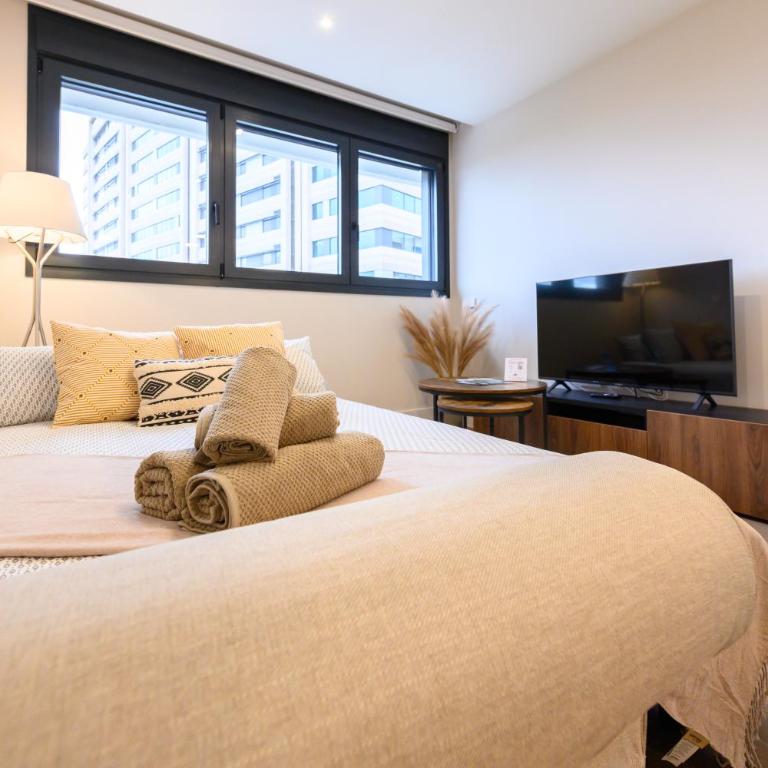 JES214B - Piso de lujo de 1 dormitorio con hermosas vistas a la ciudad - Alquiler temporal - Apartamento de 1 dormitorio - 28