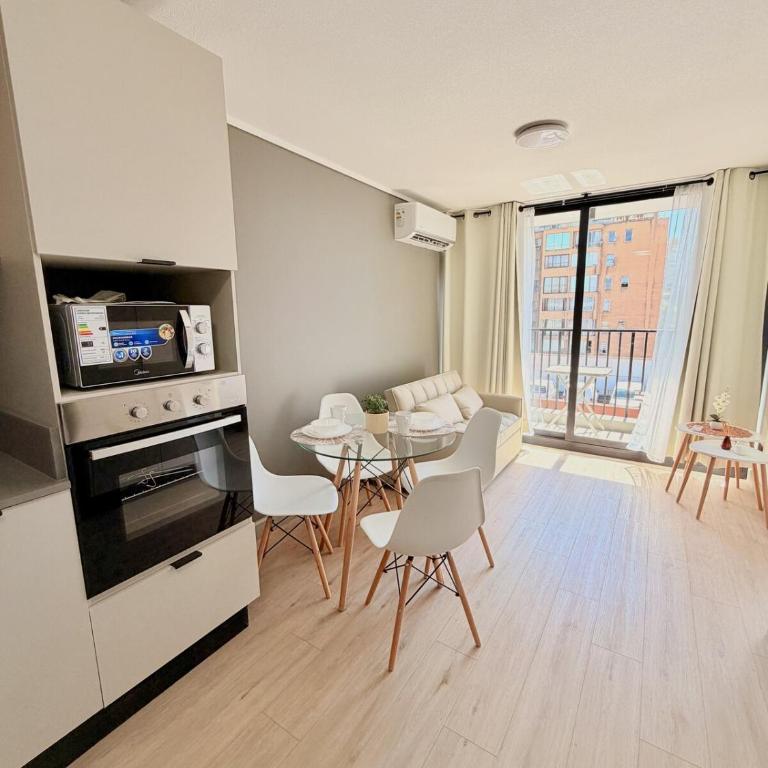 1D1B en el corazón de Santiago AC con Piscina - One-Bedroom Apartment - 1