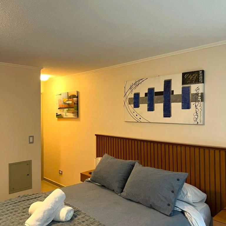 Cómodo departamento a pasos de metro Santa Ana - One-Bedroom Apartment - 4