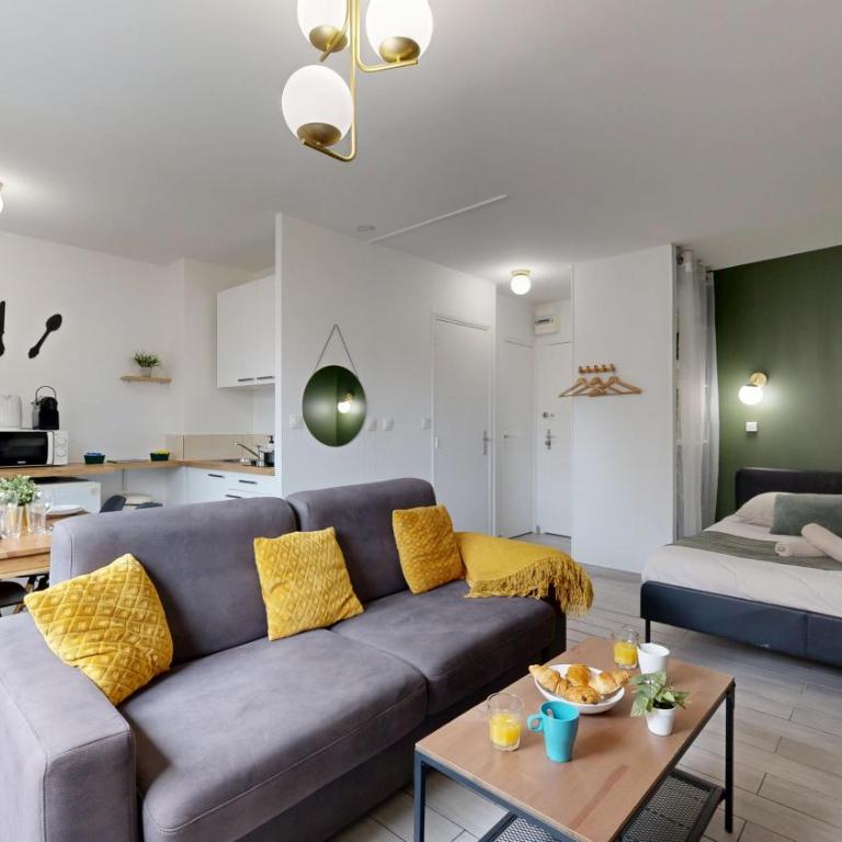 expat renting - Le Cocon Vert - Wifi - Near station - Appartement 2 Chambres - 11