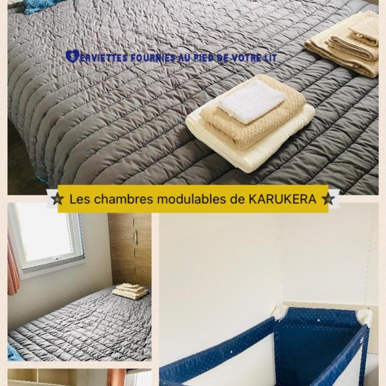 Mobil home 8 Personnes climatisé 3 chambres avec Piscines et Plage à pied à 500m à Canet-Plage - Mobile Home - 2
