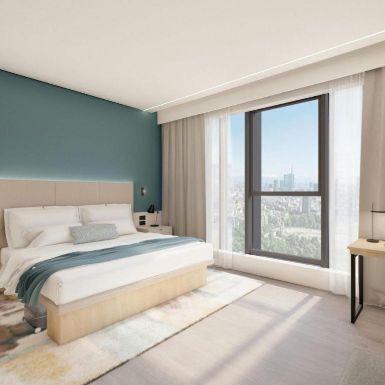 Residence Inn by Marriott Milano Linate - Monolocale Studio Apartment with King Bed and Skyline View - 1
