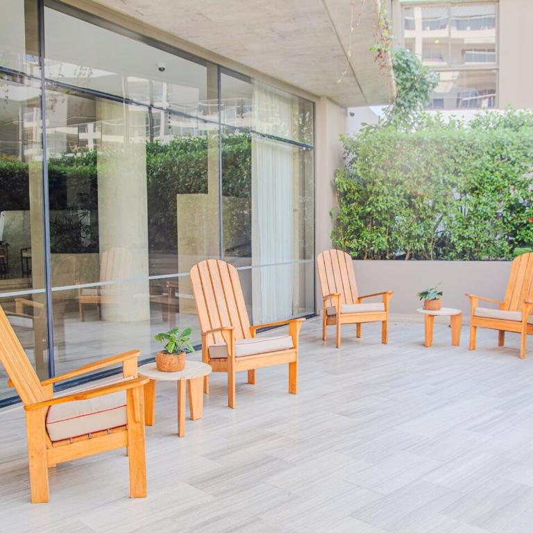Apt 2 rooms with private beach and ideal pool - Two-Bedroom Apartment with Balcony - 59