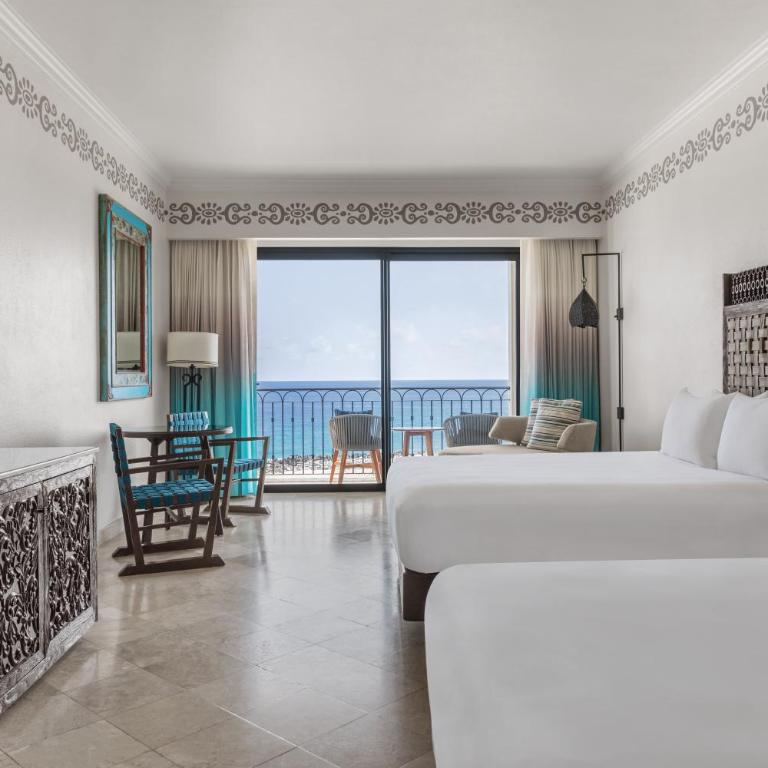 Hilton Los Cabos - Deluxe Queen Room with Two Queen Beds with Ocean View - 7