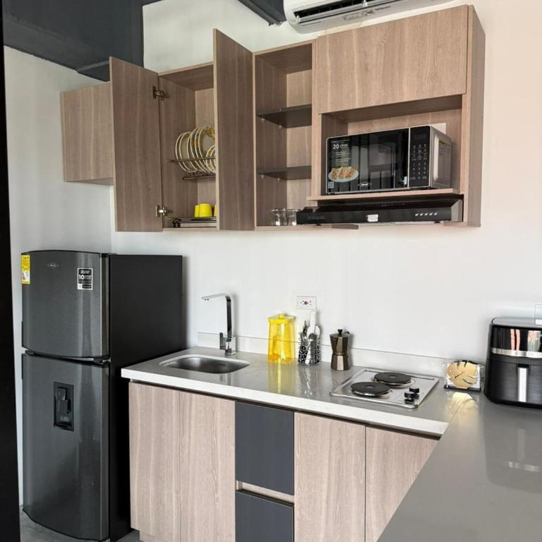 Cerca Estadio y Metro Floresta - Aire acondicionado, seguridad 24 h - One-Bedroom Apartment - 7