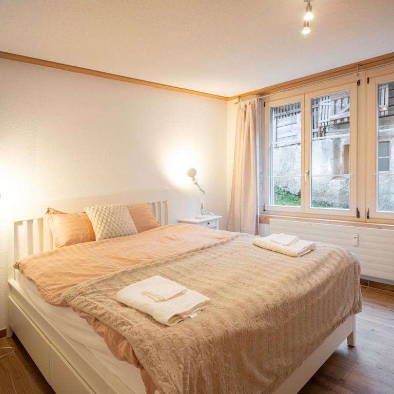 Lauterbrunnen Beautiful Staubbach apartment in a charming Chalet - Apartment mit 2 Schlafzimmern - 19