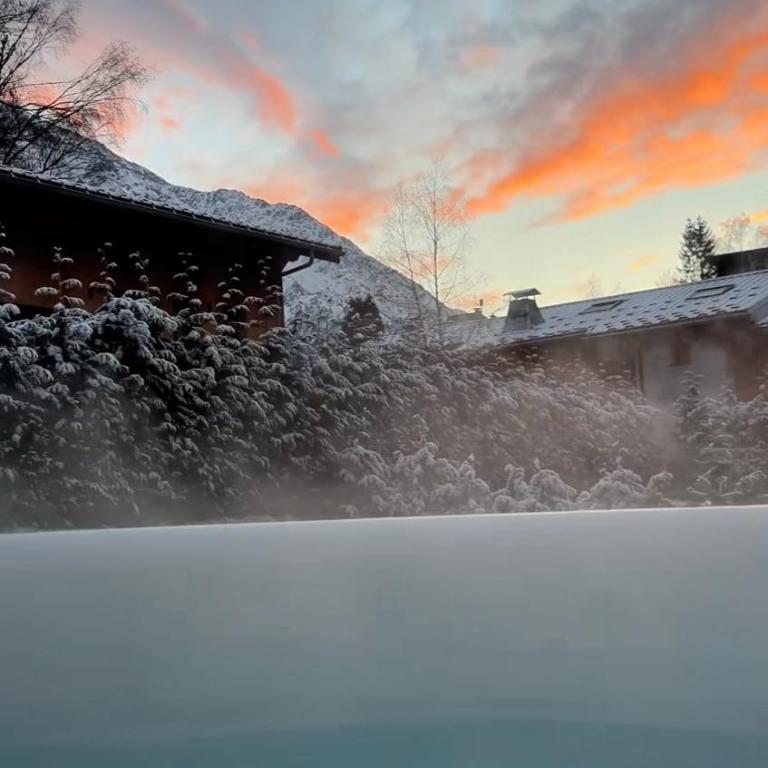 Appartement de Luxe avec Jacuzzi, Vue Montagne et Jardin - Maisonette - 8