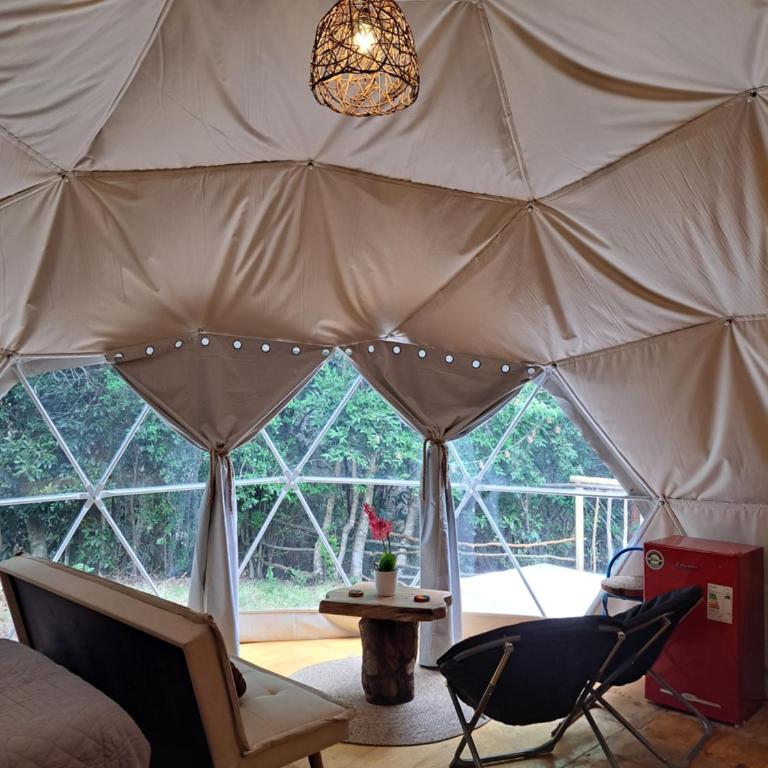 Domo Glamping en el bosque - Coñaripe - Tent - 5