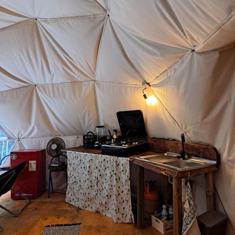 Domo Glamping en el bosque - Coñaripe - Tent - 8