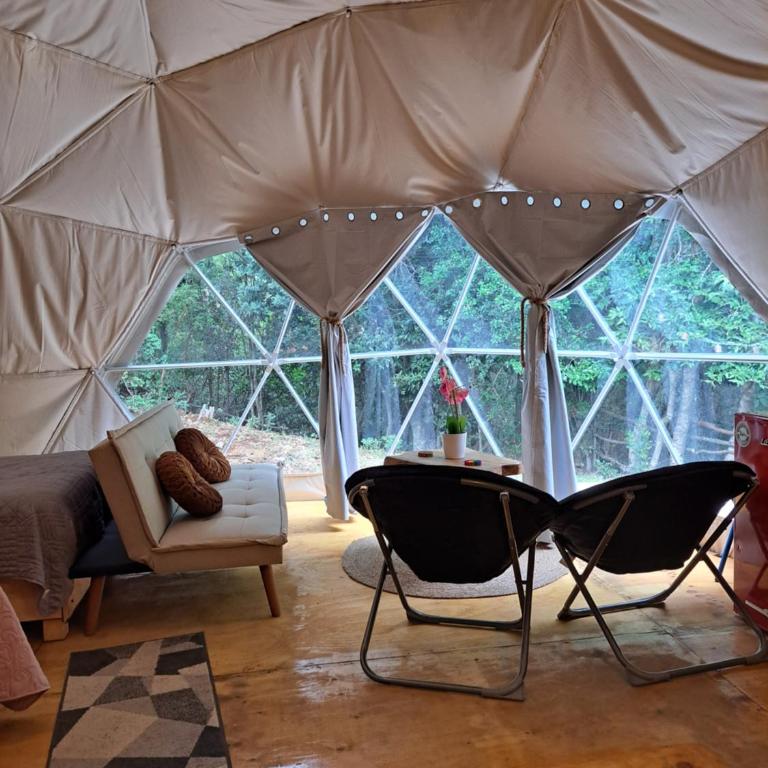 Domo Glamping en el bosque - Coñaripe - Tent - 8