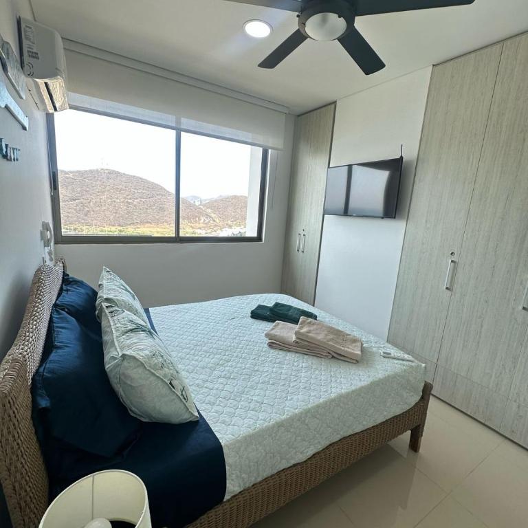 Apartamento con vista al mar y a la montaña en Santa Marta - Apartamento de 3 dormitorios - 11