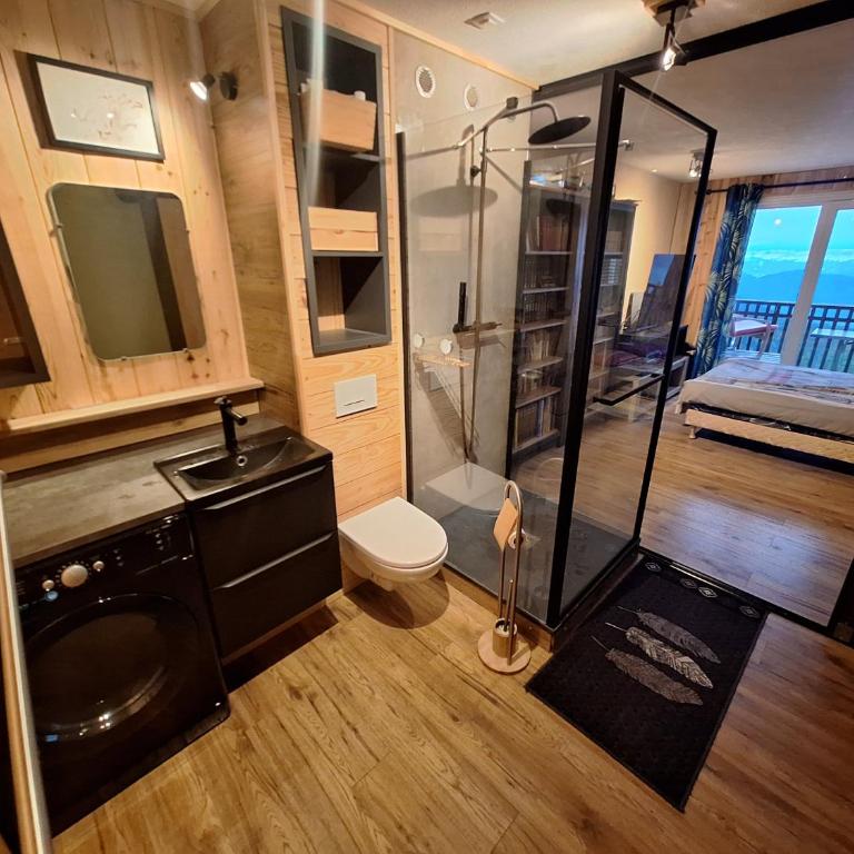 appartement 1650, vue imprenable sur la vallée, 50 m des pistes, 40 m2 - Two-Bedroom Apartment - 11