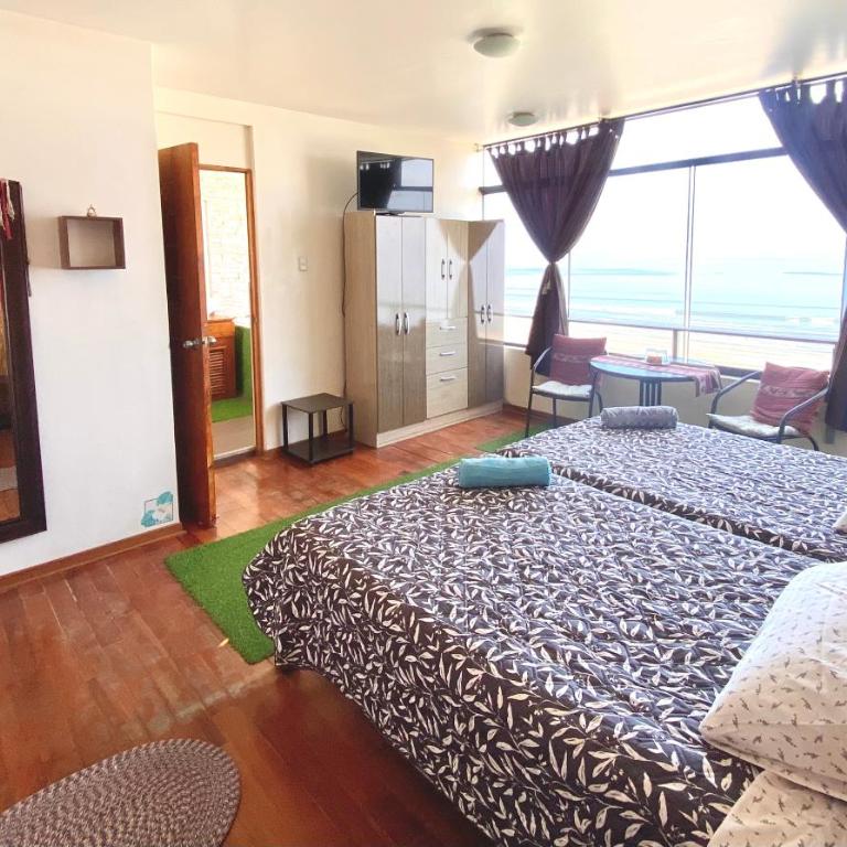 Surf House Chicama - Habitación Doble con vistas al mar - 1 o 2 camas - 2