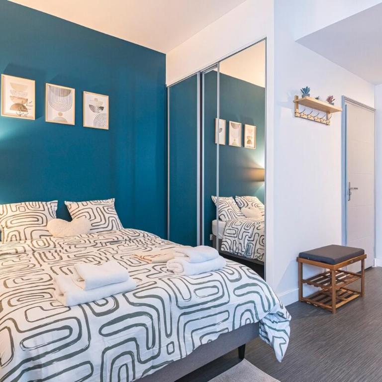 Immi Immobilier - Studio Moderne & Équipé - Apartamento de 1 dormitorio - 3