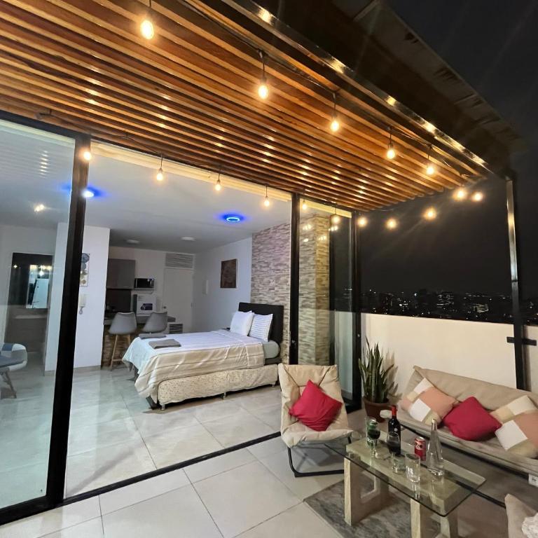 Albano Penthouse íntimo piscina y vista al mar - One-Bedroom Apartment - 1