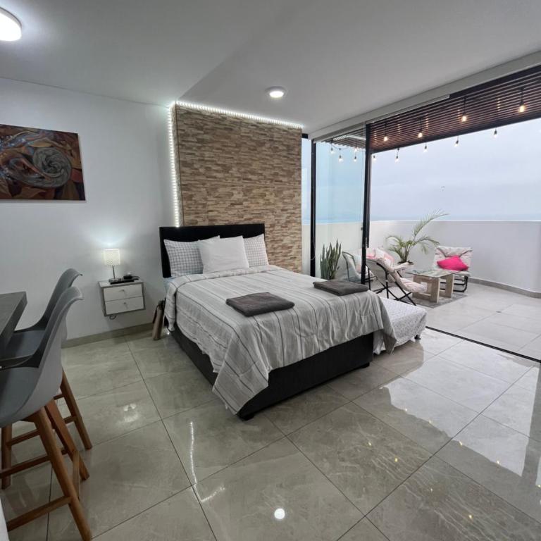 Albano Penthouse íntimo piscina y vista al mar - One-Bedroom Apartment - 9
