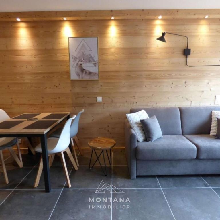 Studio rénové pour 4 personnes avec balcon au Grand-Bornand - FR-1-458-272 - Studio - 1