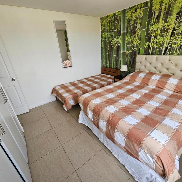 Gran Depto 12 Pers, Frente al Mar, 4 Esquinas, king,Queen,8 singles - Four-Bedroom Deluxe Apartment - 24