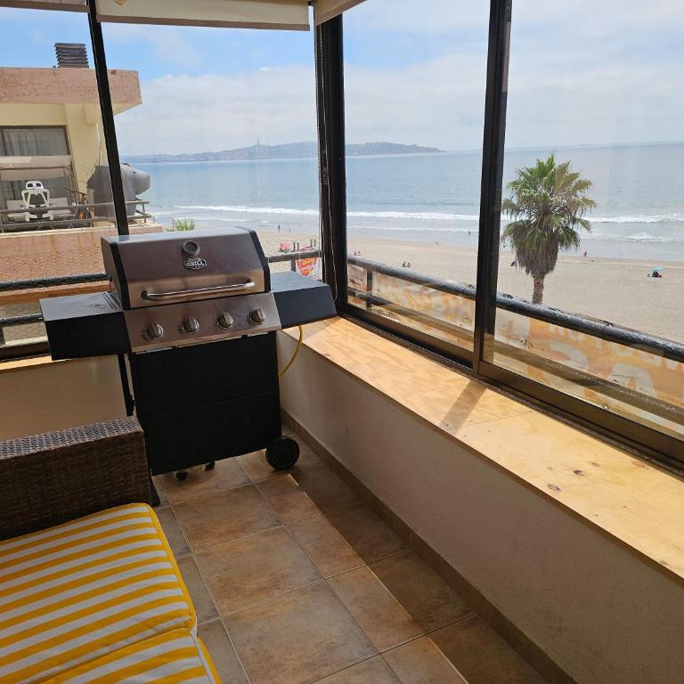 Gran Depto 12 Pers, Frente al Mar, 4 Esquinas, king,Queen,8 singles - Four-Bedroom Deluxe Apartment - 26