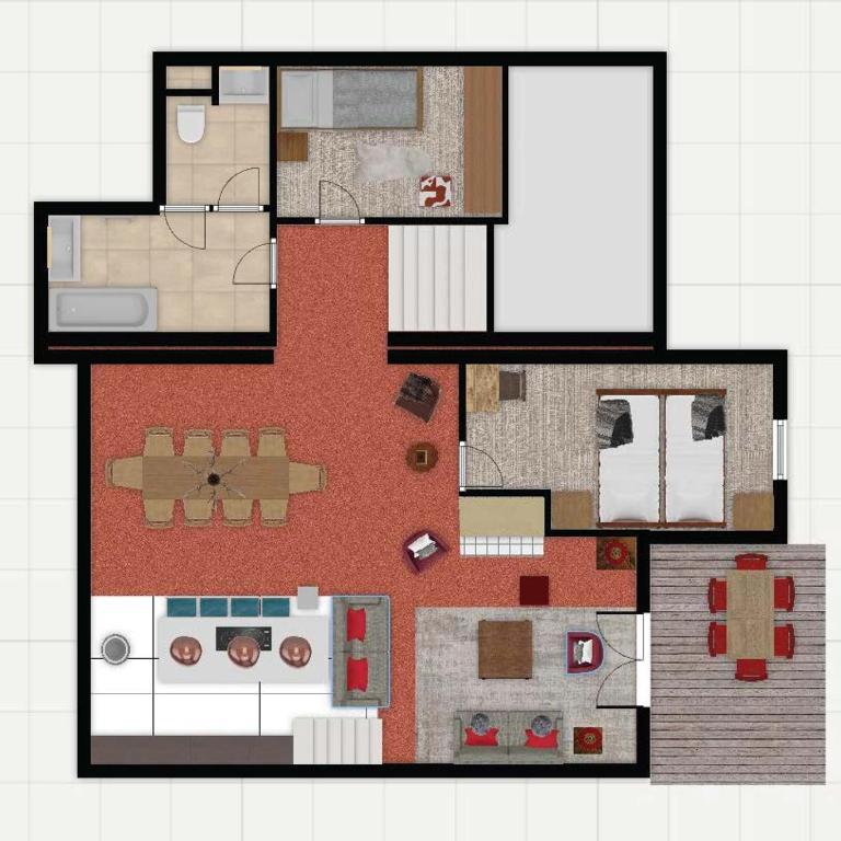 4009 Loft Penthouse Prince des Cimes Arc 1950, Ski-In Ski-Out - Appartement - 39