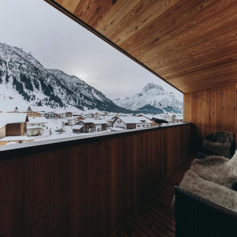 Apart-Hotel Laurus Lech - Apartment mit Blick auf die Berge - 6
