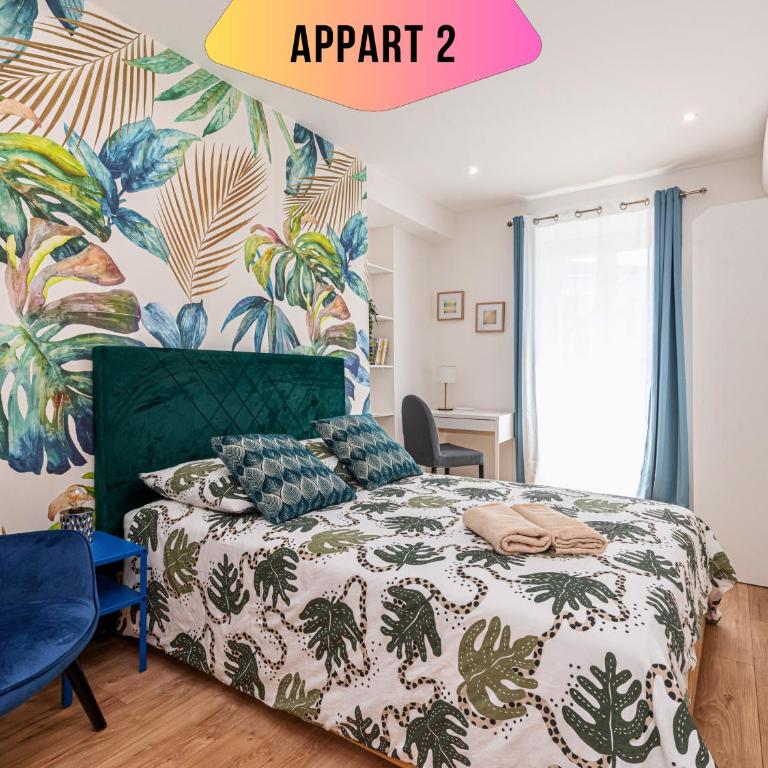 CASA REINE JEANNE- ideal groups & family -CENTRAL near train station - PARKING - New&CONFORT-AC - Appartement 2 Chambres - 7