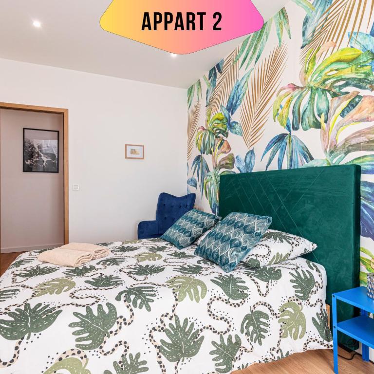CASA REINE JEANNE- ideal groups & family -CENTRAL near train station - PARKING - New&CONFORT-AC - Appartement 2 Chambres - 14