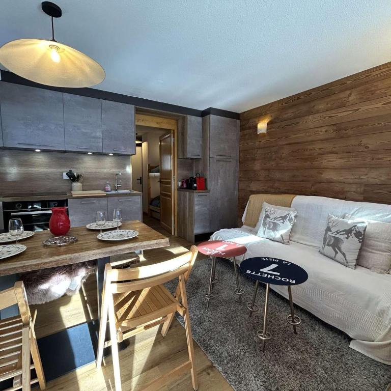 Appartement lumineux 2 pièces cabine au Monêtier-les-Bains, proche pistes, avec parking - FR-1-330F-239 - Appartement - 1