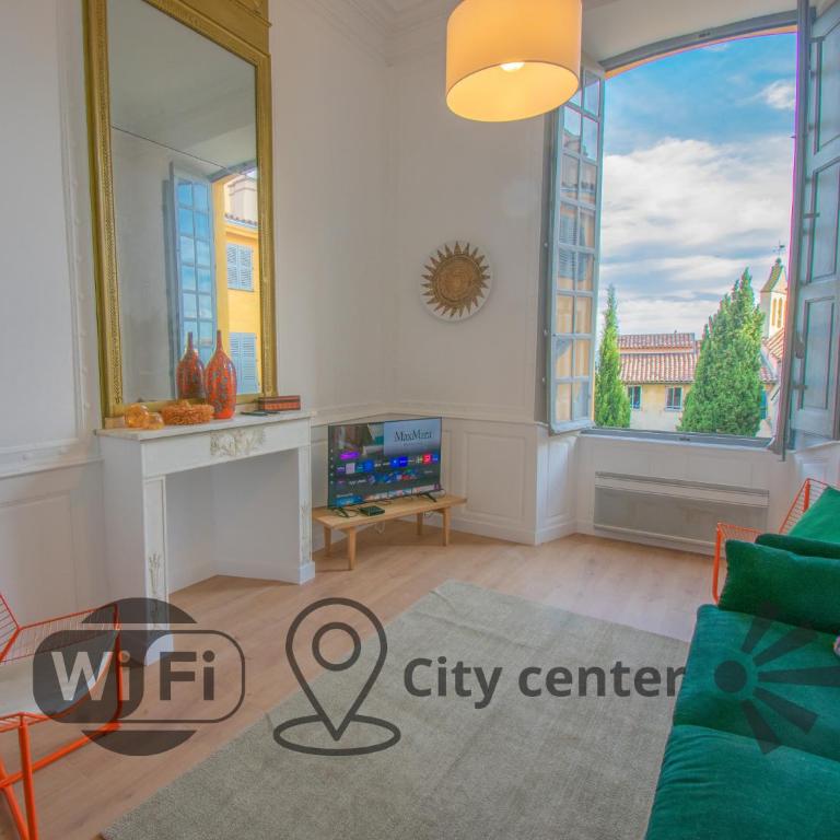 Grasse Le Gazan, belle vue, centre historique, 2ch - Appartement 2 Chambres - 1