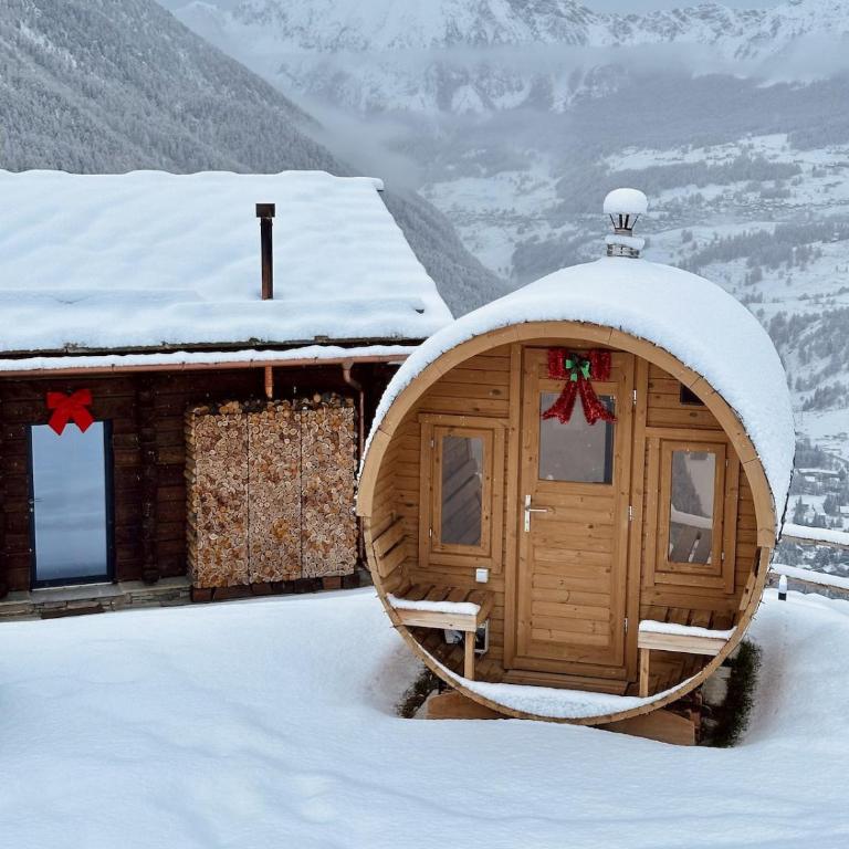 Chalet Paradise Sauna and Panoramic Views of Monte Rosa and the Matterhorn - Chalet con 2 Camere da Letto - 19