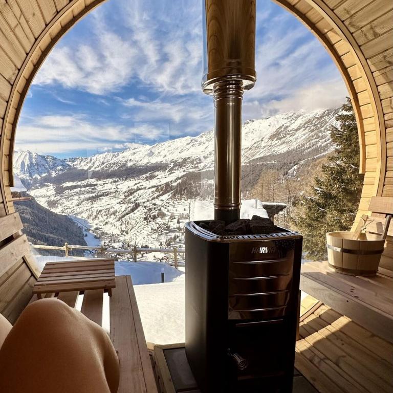 Chalet Paradise Sauna and Panoramic Views of Monte Rosa and the Matterhorn - Chalet con 2 Camere da Letto - 5