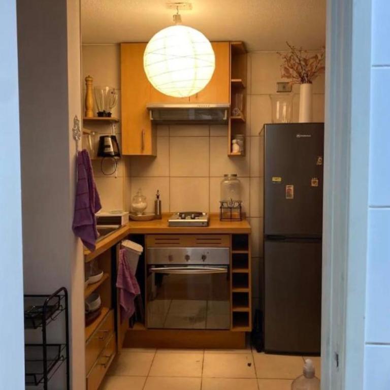 Departamento estudio en Lastarria, piscina con vista al cerro Santa Lucia, cama dos plazas - Studio Apartment with Queen Bed - 10