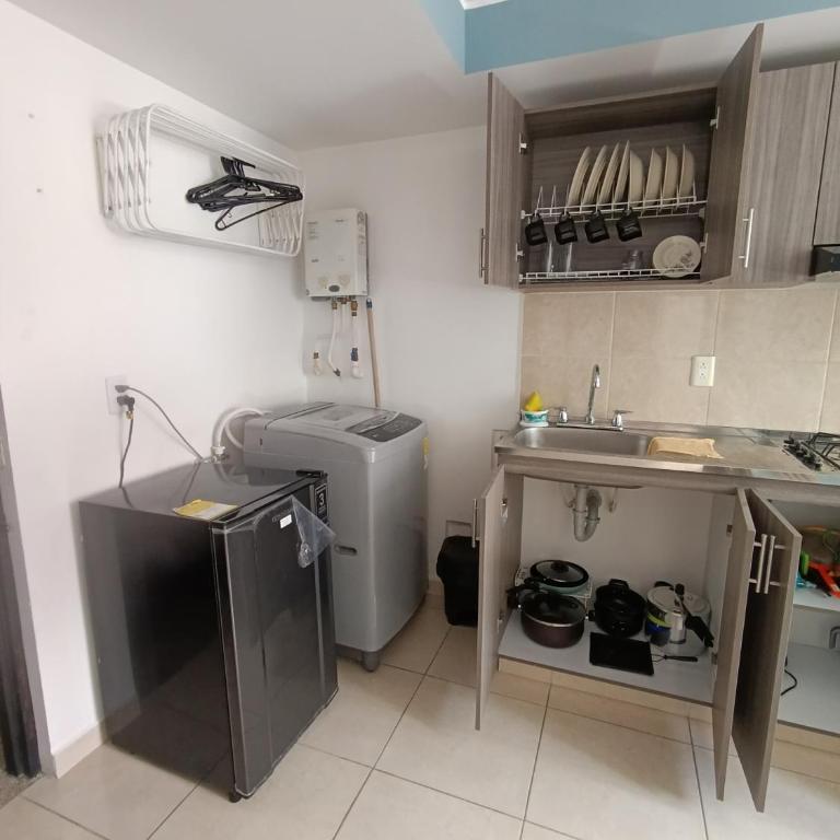 apta estudio al norte de armenia 204 - Apartamento Estudio - 1 cama doble - 6