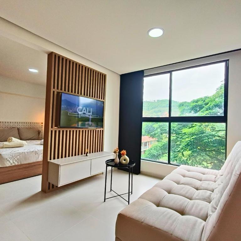 Cali - Apartaestudios Edificio Miro Living Guadalupe - Estudio Deluxe con cama grande - 20