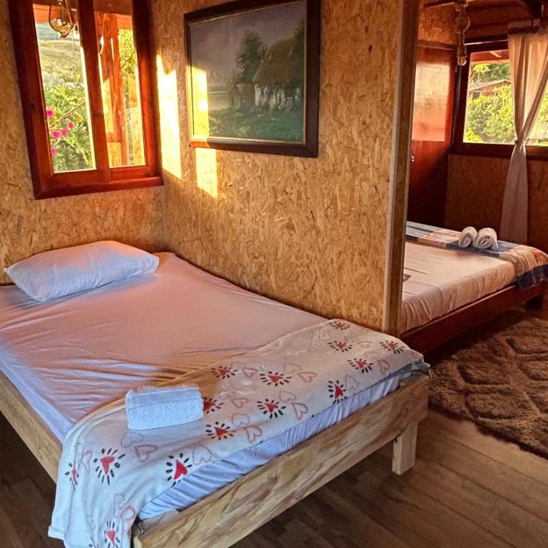 Lak Hostel lago calima - Quadruple Room with Lake View - 3