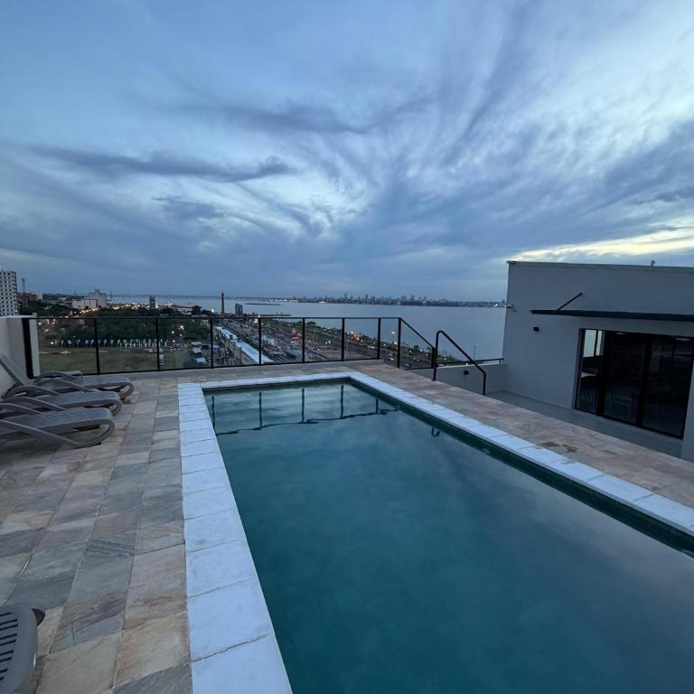 Edificio Paraná Playa Costanera, Apartamento de 1 Habitación, vista frontal al Rio con parking y Amenities! - Apartamento de 1 dormitorio - 37