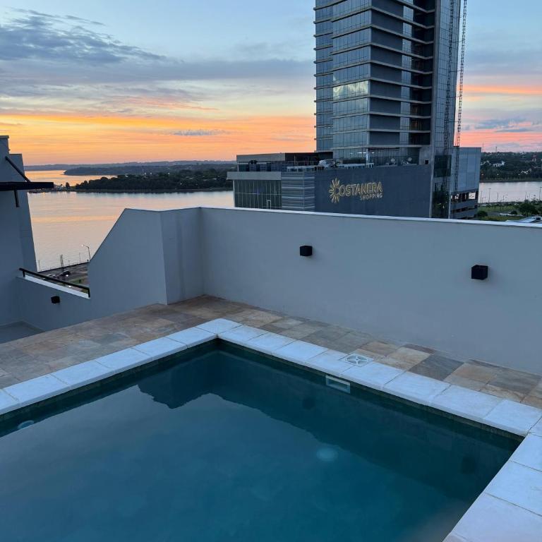 Edificio Paraná Playa Costanera, Apartamento de 1 Habitación, vista frontal al Rio con parking y Amenities! - Apartamento de 1 dormitorio - 45