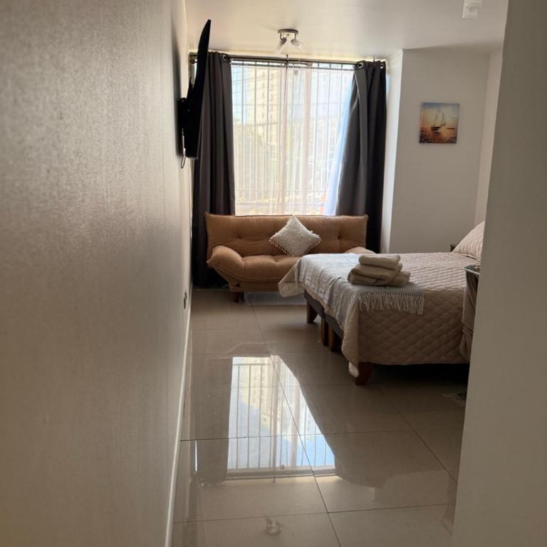 Iquique, 3 minutos de orilla de mar - One-Bedroom Apartment with Garden View - 8