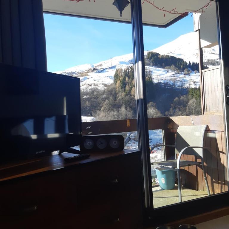 Studio cabine Pégase 18 08 étage élevé balcon sud vue pistes - Studio - Vue sur Montagne - 17