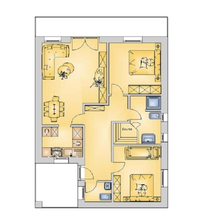 Ferienhaus Nr 74, Kategorie Komfort L m Sauna, behindertenfreundlich, Feriendorf Hochbergle, Allgäu - Ferienhaus - 12