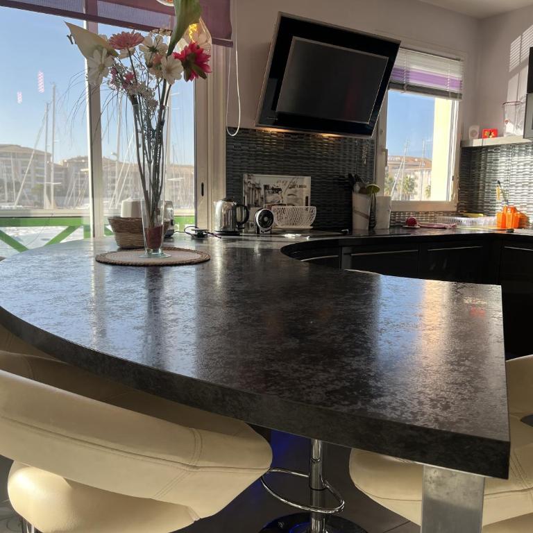 SUR LES QUAIS DE PORT FREJUS, magnifique T2, 4 per - Appartamento con 1 Camera da Letto, Vista Mare e Terrazza - 12