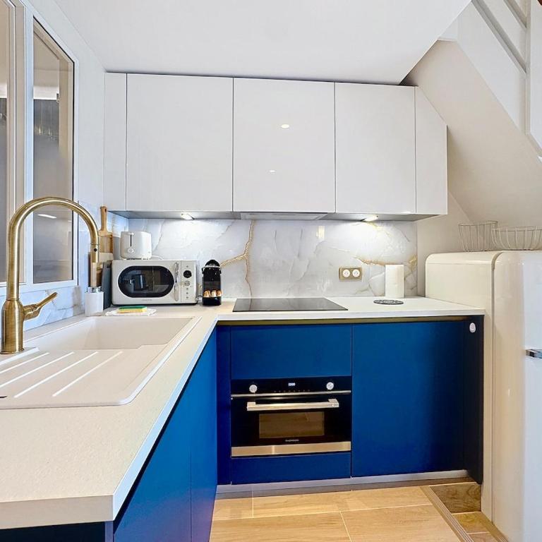 Vue mer exceptionnelle Studio avec Parking au Port de Deauville - Apartamento de 2 dormitorios - 5