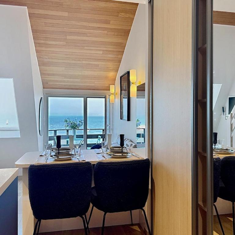Vue mer exceptionnelle Studio avec Parking au Port de Deauville - Apartamento de 2 dormitorios - 24